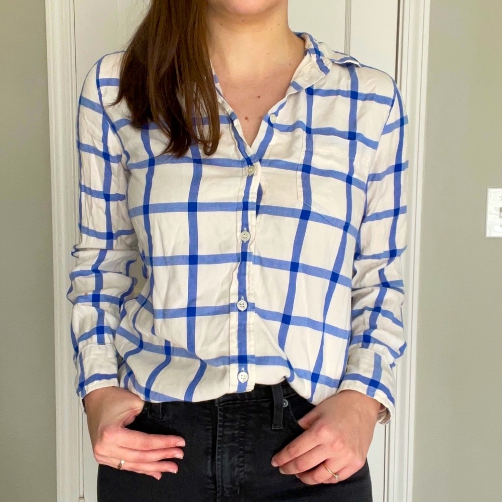 J crew boy fit button down